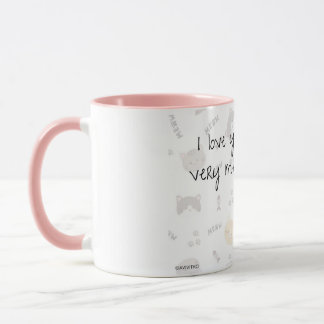 Un mug A Love You Meow et Kitty pour votre proche.