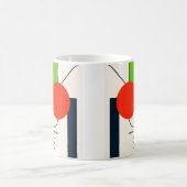 Un mug au look moderne et formes géométriques. (Centre)
