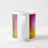 Un mug avec un design dégradé dans des nuances de (Dos)