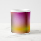 Un mug avec un design dégradé dans des nuances de (Devant)