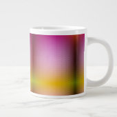 Un mug avec un design dégradé dans des nuances de (Droite)