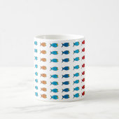Un mug avec une école de poissons (Centre)