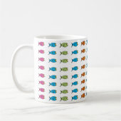 Un mug avec une école de poissons (Gauche)