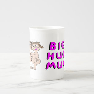Un Mug Couple Avec Un Gros Câlin