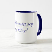 un mug de café pro-démocratie (Devant droit)