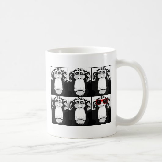 Un Mug Drôle de Singe Sympa (Droite)