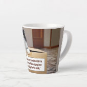 Un mug Latte de dimension alternative (Angle droit)