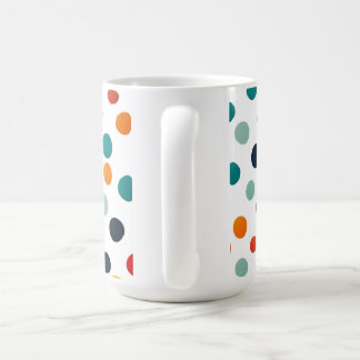 un mug sur le thème de l'amour avec des pois brill