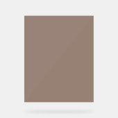 un mur marron avec une horloge (Recto)