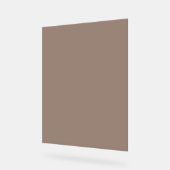 un mur marron avec une horloge (Angle)