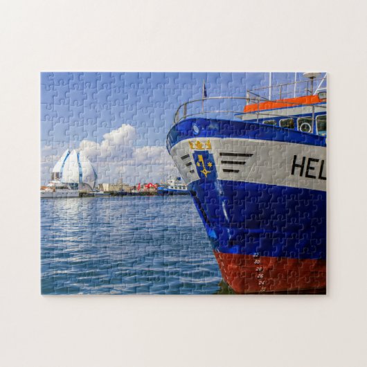 Un navire de Hel, Pologne Jigsaw Puzzle (Horizontal)
