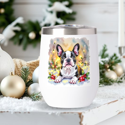 Un Noël doux avec un Terrier de Boston