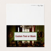 Un Noël victorien - Carte pliable personnalisable (Extérieur déplié)