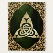 Un noeud de trinité celtique sur les ombres de la  (Dos)