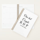 Un nom de couple d'ajout chaud date de texte de la (Devant avec enveloppe)