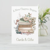 Un nouveau chapitre commence Cartes et Cadeaux Sig (Debout devant)