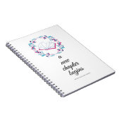 Un nouveau chapitre commence le Carnet spiral (Côté Droit)