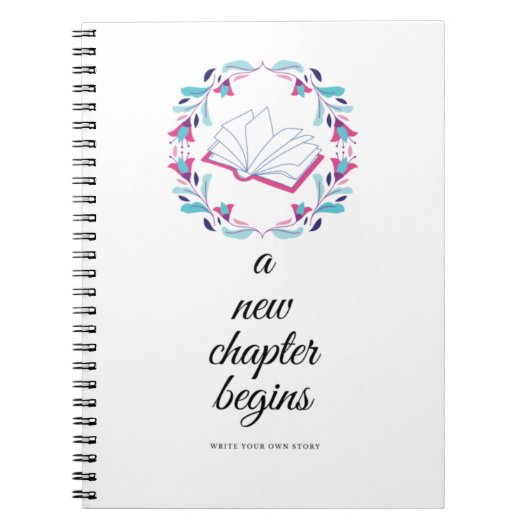 Un nouveau chapitre commence le Carnet spiral (Devant)