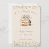 Un nouveau chapitre Invitation de douche nuptiale (Devant)