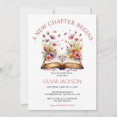 Un nouveau chapitre Invitation de douche nuptiale (Devant)