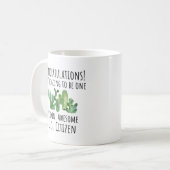 Un nouveau citoyen américain félicite Coffee Mug (Devant gauche)