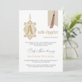 Un nouvel Invitation de Baby shower de chapitre (Debout devant)