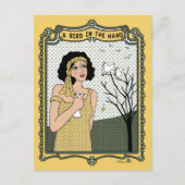 Un oiseau dans la carte postale Hand_C_ (Devant)