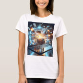 un ordinateur portable avec un panier en haut (Devant)