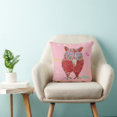 Un oreiller de hibou sage (Chaise)