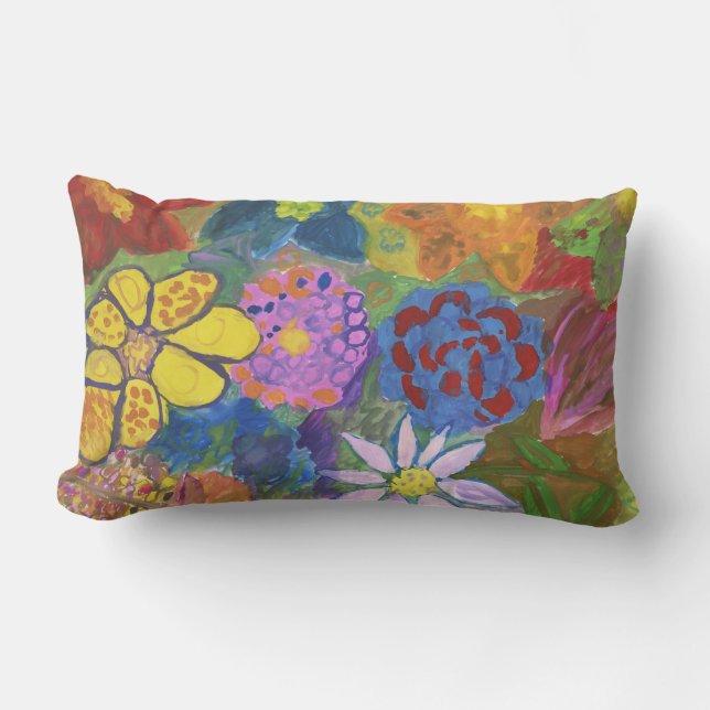 un oreiller fleuri (Recto)