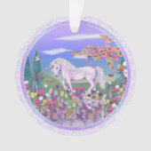 Un ornement acrylique de paradis pourpre (devant)