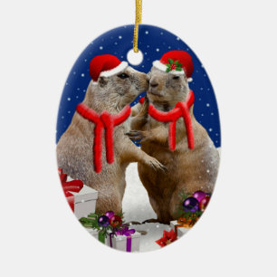 Un ornement de baiser de Noël