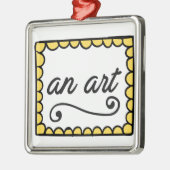 Un ornement de carré d'art (Gauche)