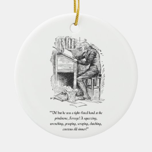 Un ornement de Noël Carol (Devant)