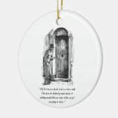 Un ornement de Noël Carol (Gauche)