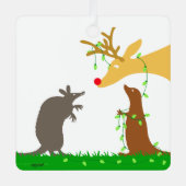 Un ornement de Noël de cerfs (Recto)