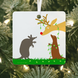 Un ornement de Noël de cerfs