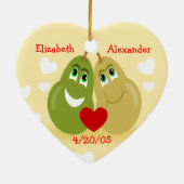 Un ornement personnalisé par couples parfaits de (Dos)
