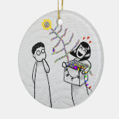 Un ornement très de mauvais goût de Noël (Gauche)