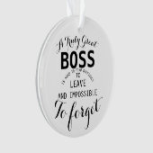 Un ornement véritablement grand de cadeau de (devant)