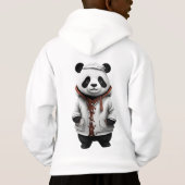 Un panda élégant portant des vêtements de styles d (Dos)