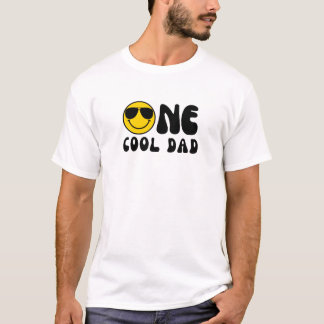 "Un papa Cool" Blanc T-shirt anniversaire papa