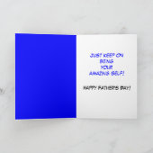 Un papa génial sur la carte de Fête des pères (Intérieur)