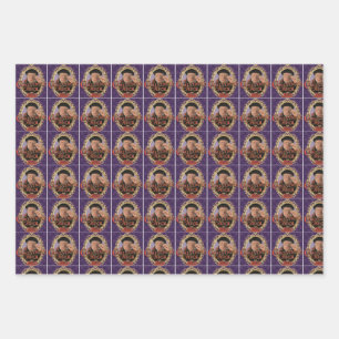 Un papier d'enveloppement de carol de Noël