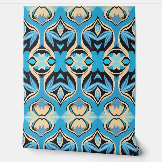 Un papier peint "Ratti_Creative_Arts" multicolore  (Déroulement)