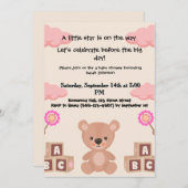 Un paquet de Joy Awaits, invitations de douche béb (Devant / Derrière)