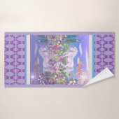 Un paradis mauve (Serviette de bain)