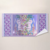 Un paradis mauve (Serviette de bain)