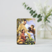 Un Parent Priant Pour Leurs Enfants Carte De Prièr (Debout devant)