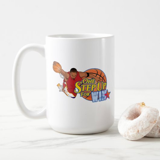 Un pas en avant pour gagner | Mug classique 15# (Avec donut)